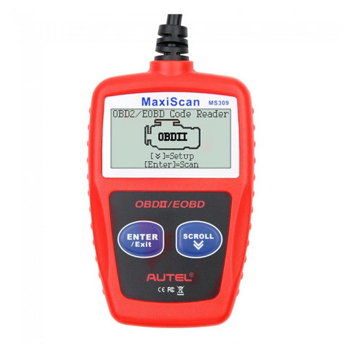 (Anni Sale)Autel MaxiScan MS309 Universal OBD2 Scanner Engine Light Fault Code Reader, Reading & Erasing Codes, Viewing Freeze Frame Data