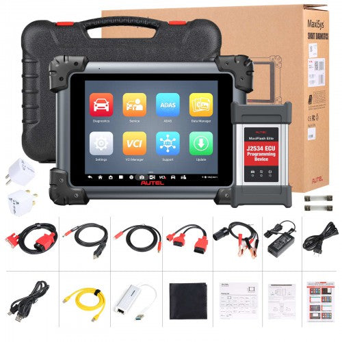 Autel MaxiSys MS908S Pro II Diagnostic Scan Tool Plus MSOBD2KIT Non-OBDII Adapters Ship from US
