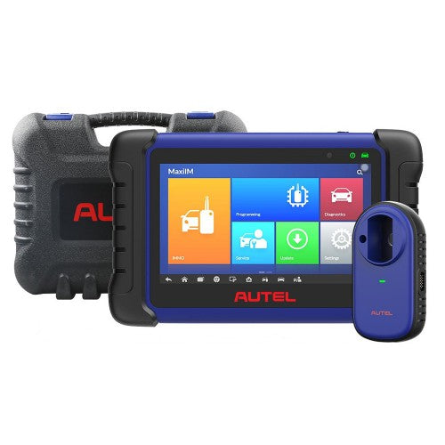 [2 Years Free Update]Autel MaxiIM IM508 Advanced IMMO & Key Programming Tool Support Bi-Directional Control with OE-Level All Systems Diagnostics AutoBleed 28+ Services for Workshops/ DIYers Send Update Version IM508S