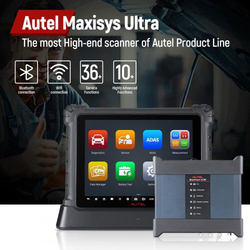 (US Ship)Autel Maxisys Ultra Diagnostic Tablet with 5-in-1 VCMI 36+ Service Functions Diagnostics Ecu programming & Coding Plus Autel MSOAK Oscilloscope Accessory Kit
