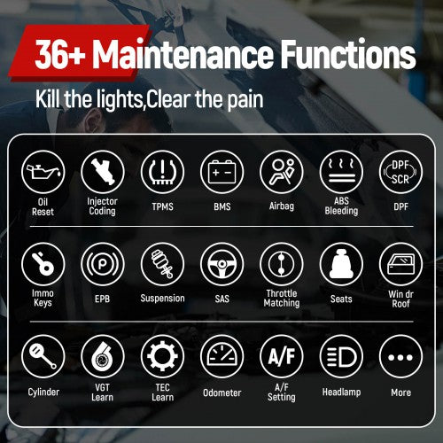(US Ship)Autel Maxisys Ultra Diagnostic Tablet with 5-in-1 VCMI 36+ Service Functions Diagnostics Ecu programming & Coding Plus Autel MSOAK Oscilloscope Accessory Kit