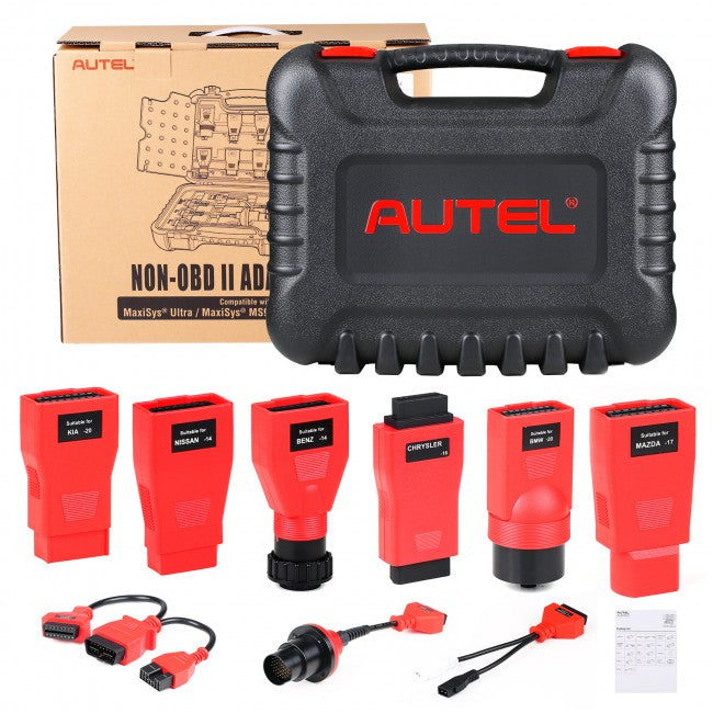 Autel MaxiSys MS908S Pro II Diagnostic Scan Tool Plus MSOBD2KIT Non-OBDII Adapters Ship from US