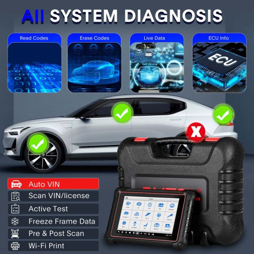 Autel MaxiPro MP900Z-BT (MP900BT) Diagnostic Tool Supports ECU Coding, Pre & Post Scan, DoIP CAN FD Protocols, Upgraded Version Of MP808BT PRO