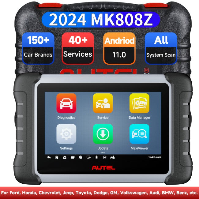 (Second Hand 95% NEW US Ship)Autel MaxiCOM MK808Z All System Diagnostic Tool With 28+ Maintenance Functions IMMO/EPB/BMS/SAS/TPMS/AutoVIN/ABS Bleeding Ship from US Distributor