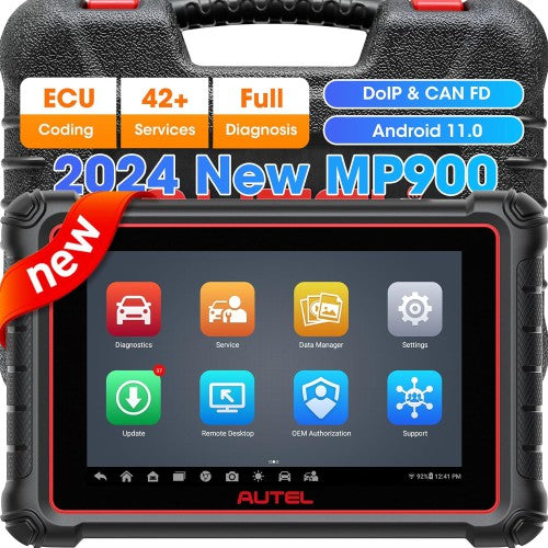 (US Ship)Autel MaxiPRO MP900E Scanner Support CAN-FD DoIP, ECU Coding, Bi-Directional, 40+ Services, Android 11,FCA SGW, Newer of MP808S MP808BT PRO