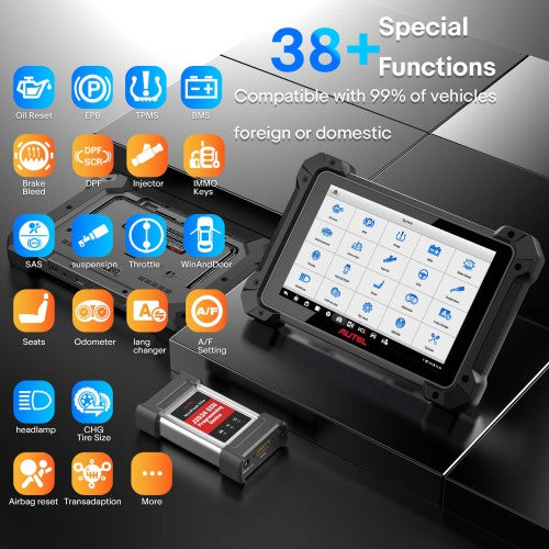 Autel MaxiCOM MK908 II: Scanner Diagnostico Auto 2025, Android 10, Codifica ECU Avanzata, Test Bidirezionale E 36+ Servizi