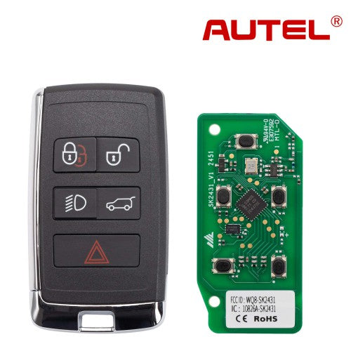 Autel IKEYLR005AL Land Rover Style Smart Key 315/433 MHz 5 Buttons