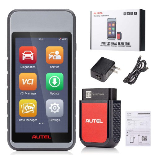 AUTEL MaxiDiag MD906PRO Support All System Diagnostics and 11 Service Functions Free Lifetime Software Update