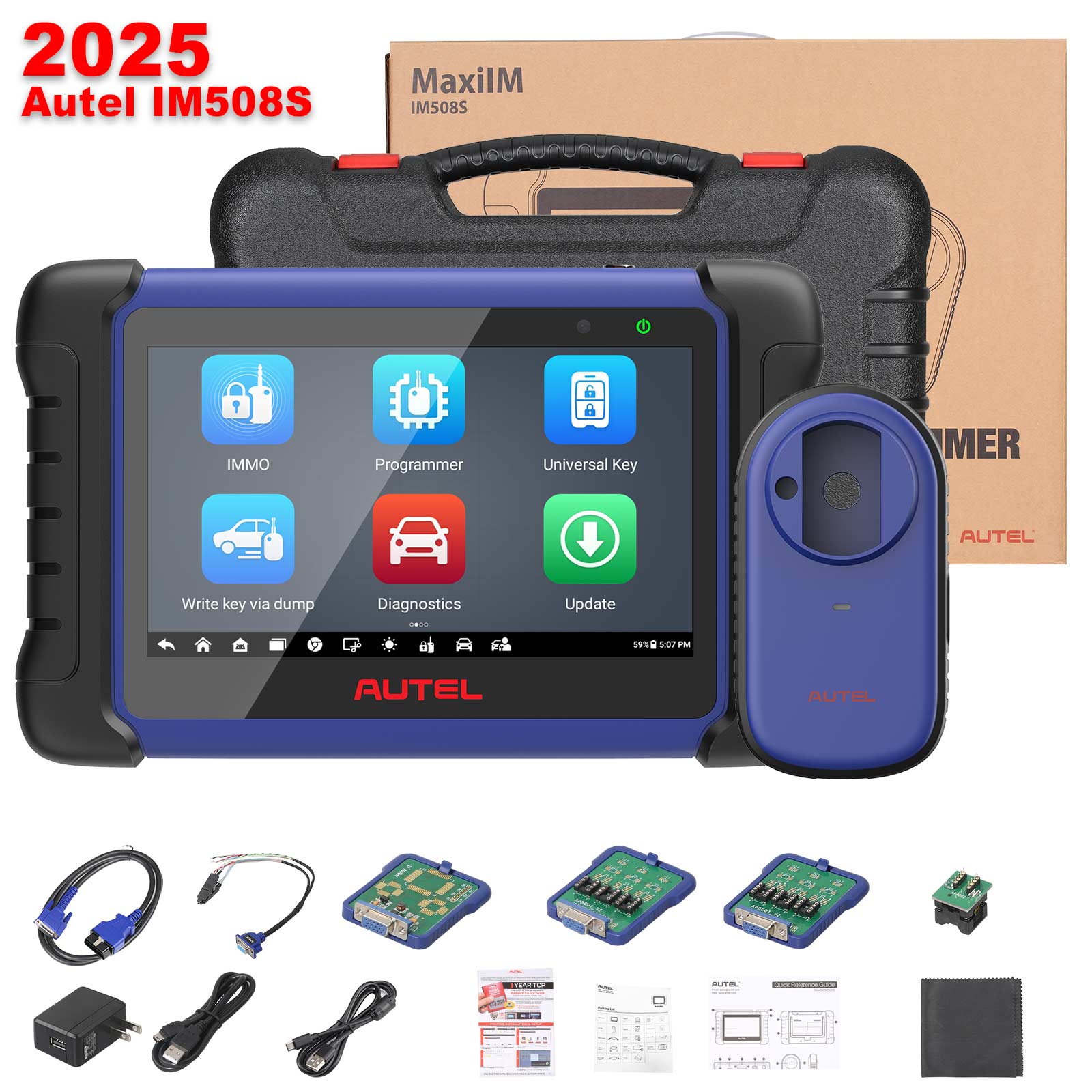 (Anni Sale)(US Ship)Autel MaxiIM IM508S Advanced Key Programming Tool with G-BOX3 Same IMMO Functions as Autel IM608 II