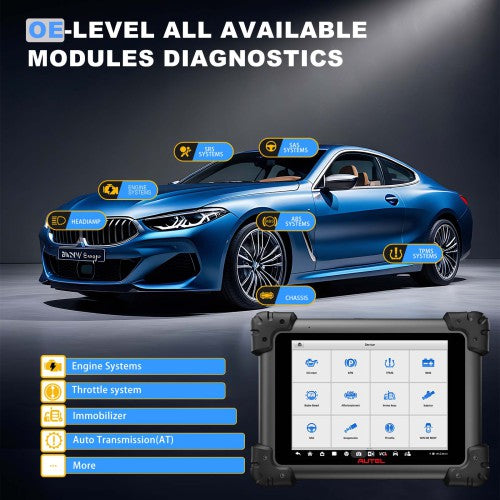 (US Ship)[2 Years Free Update ]Autel MaxiSys Elite II Pro Automotive Full System Diagnostic Tool with MaxiFlash VCI Support SCAN VIN and Pre&Post Scan