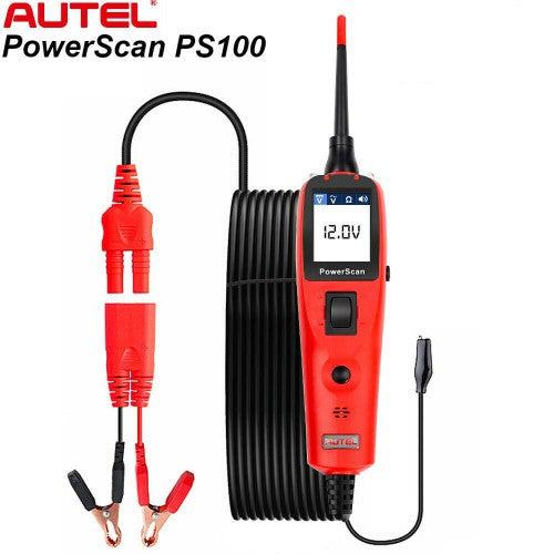 (Second Hand,90% New)Autel PowerScan PS100 Electrical System Diagnosis Tool PowerScan PS100 Auto Circuit Battery Tester Easy to Read AVOme