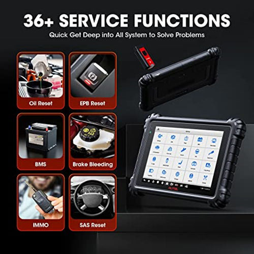 (US Ship)Autel MaxiCOM MK906 PRO Diagnostic Tool Upgraded of MS906 Pro/MK906BT with Advanced ECU Coding Support 36+ Service Functions Active Test  Ship from US Distributor