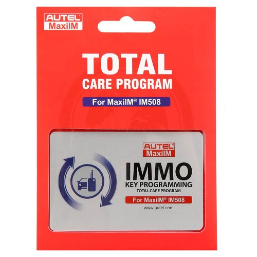 One Year Software Subscription for Autel MaxiIM IM508 (Total Care Program Autel)