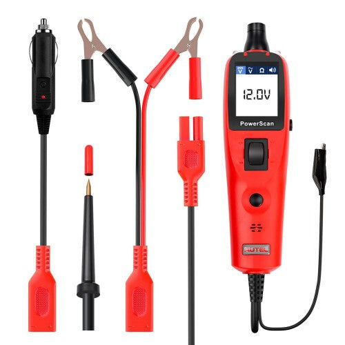 (Second Hand,90% New)Autel PowerScan PS100 Electrical System Diagnosis Tool PowerScan PS100 Auto Circuit Battery Tester Easy to Read AVOme