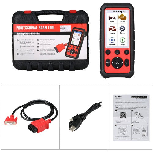 Autel MaxiDiag MD808 Pro All System Scanner Support BMS/Oil Reset/ SRS/ EPB/ DPF/ SAS/ ABS Free Update Online Ship from US
