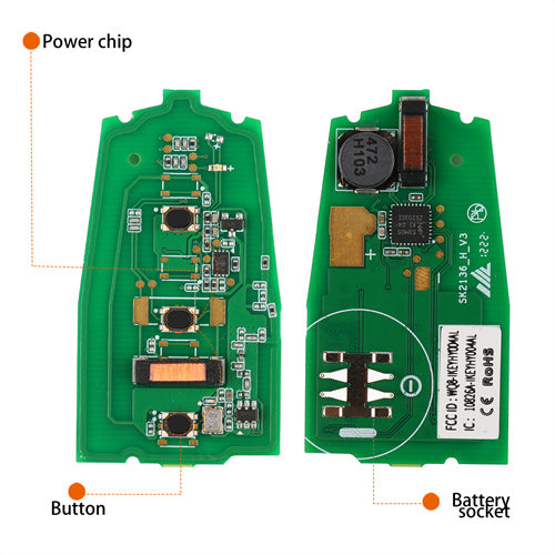 AUTEL IKEYHY003AL Hyundai 3 Buttons Universal Smart Key
