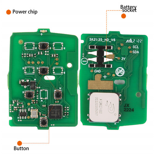 AUTEL IKEYHD005AL Honda 5 Buttons Universal Smart Key