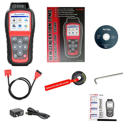 Autel MaxiTPMS TS508P TPMS Relearn Tool Upgraded of TS501/TS408, Program MX-Sensors 315/ 433 MHz