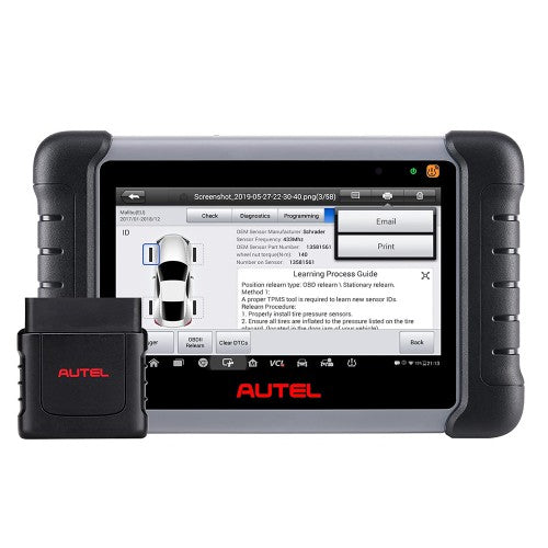 Autel MaxiCOM MK808TS MK808S-TS MK808Z-TS TPMS Tool for Relearn Programming With 30+ Service All Systems Diagnosis Functions Ship from US Distributor