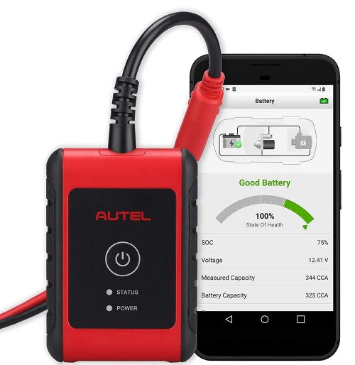 (US Ship)Autel MaxiBAS BT506 Auto Battery and Electrical System Analysis Tool Works for iOS/ Android and Autel MaxiSys Tablet