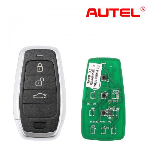 5PCS AUTEL MAXIIM IKEY Standard Style IKEYAT003BL 3 Buttons Independent Smart Key (Lock/ Unlock/ Trunk)