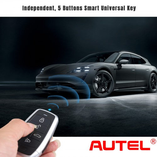 AUTEL IKEYAT005BL Independent 5 Buttons Universal Smart Key Remote Start / Trunk 5pcs/lot