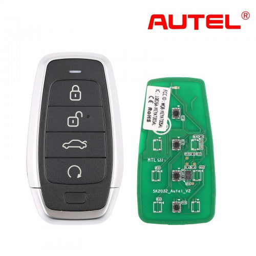 AUTEL MAXIIM IKEY Standard Style IKEYAT004EL 4 Buttons Independent Smart Key (Trunk/ Remote Start) 5pcs/lot