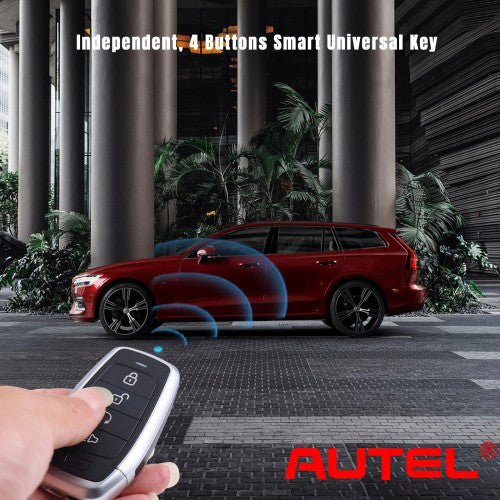 AUTEL IKEYAT004BL Independent 4 Button Universal Smart Key - Remote Start 5pcs/lot