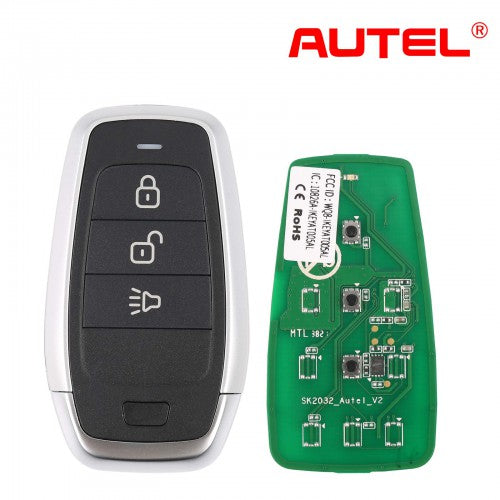 AUTEL MAXIIM IKEY Standard Style IKEYAT003AL 3 Buttons Independent Smart Key (Lock/ Unlock/ Panic) 5pcs/lot