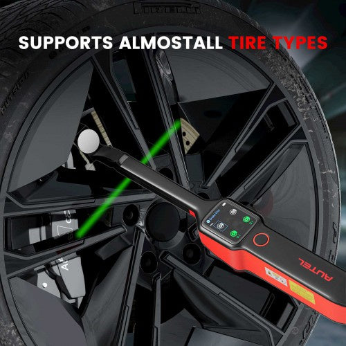 Autel MaxiTPMS TBE200 with Screen Wiper Laser Tire Tread Depth & Brake Disc Wear Examiner Real-time Data Tire Health Tire ID Number Scan TPMS Reports and Repair Tips