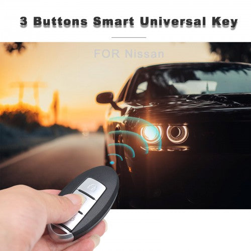 AUTEL IKEYNS003AL Nissan 3 Buttons Universal Smart Key (Trunk) 5pcs/lot