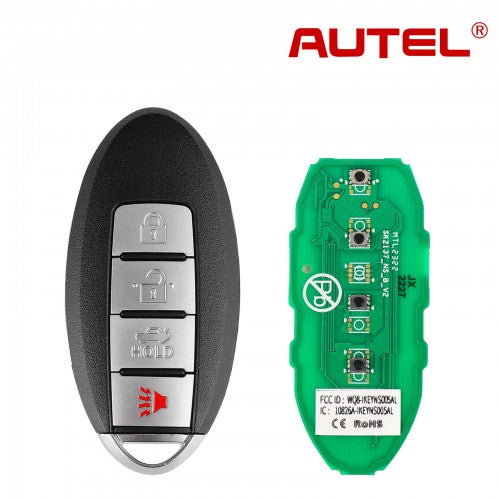 AUTEL IKEYNS004AL Nissan 4 Buttons Universal Smart Key (Trunk/ Panic) 5pcs/lot