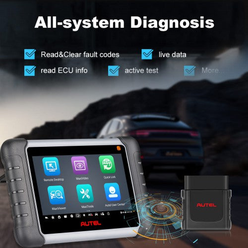 [2 Years Free Update]Autel MaxiPRO MP808TS MP808Z-TS TPMS Relearn Tool with Complete TPMS and Sensor Programming Full System Diagnose Support 30+ Special Functions Ship from US