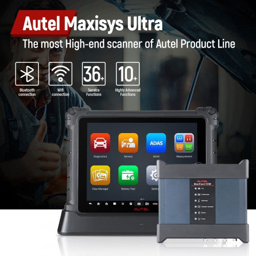 Autel Maxisys Ultra Diagnostic Tablet with 5-in-1 VCMI 36+ Service Functions Intelligent Diagnostics Ecu programming & Coding Upgraded of MS908S Pro Elite/MS909/MS919 Free Send BT506