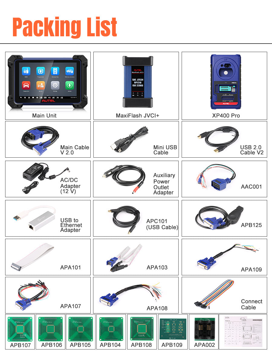 Autel MaxiIM IM608 PRO II (IM608 II/IM608S II)IMMO Key Fob Programming Tool Upgrade of IM608PRO with XP400 PRO Key Programmer Support ECU Coding & Bidirectional 40+ Services 1 Year Free Update