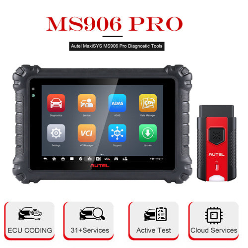 Autel Maxisys MS906 Pro Car Diagnostic Scan Tool with Advanced ECU Coding OBD2/OBD1 Bi-Directional Diagnostic Scanner 31+ Service