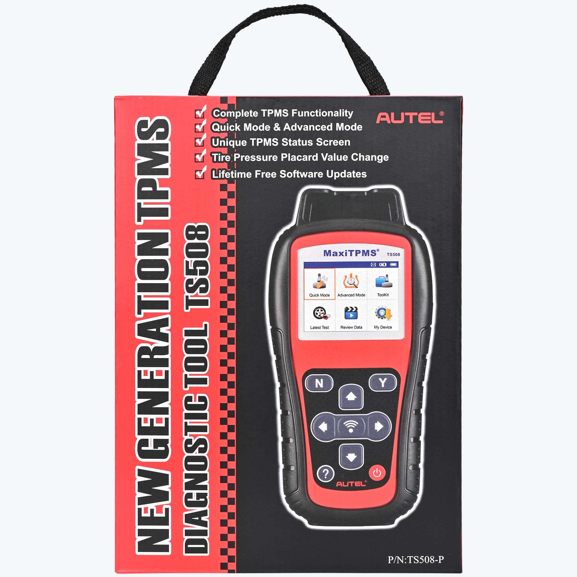 Autel MaxiTPMS TS508 TPMS Diagnostic and Relearn Tool TPMS Programming Tool for MX-Sensors (315/433 MHz) TPMS Relearn Activate All Sensors Ship from US Local Distributor